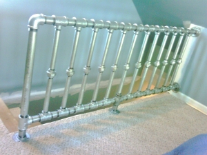 Pipe Railing - Industrial design at it's finest